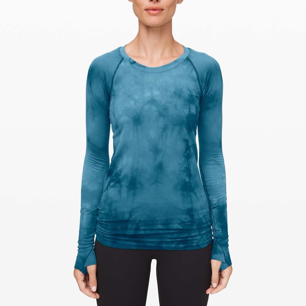 Lululemon Swiftly Speed Long Sleeve in Marble Dye